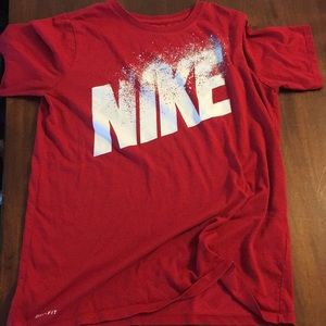 Red/Grey Youths Nike T-Shirt